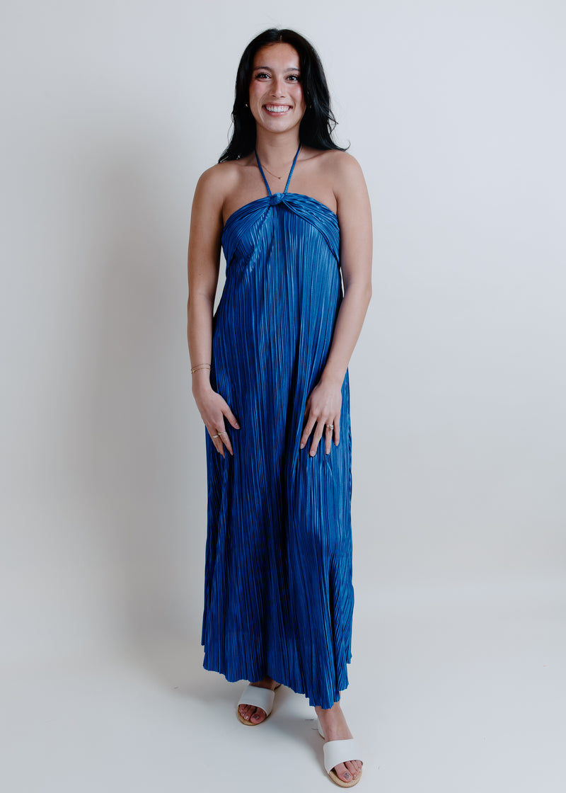Hallie Halter Maxi Dress - Royal