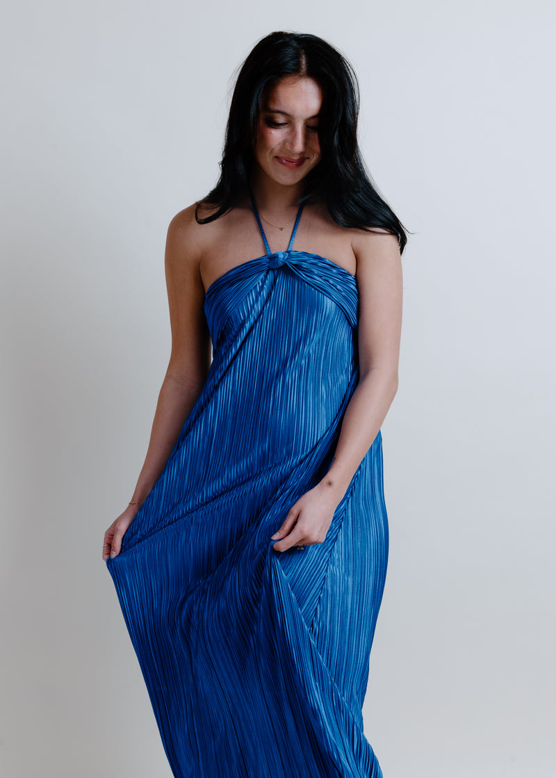 Hallie Halter Maxi Dress - Royal
