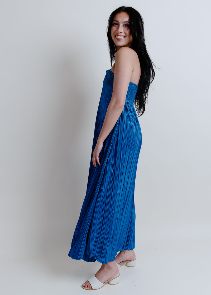 Hallie Halter Maxi Dress - Royal