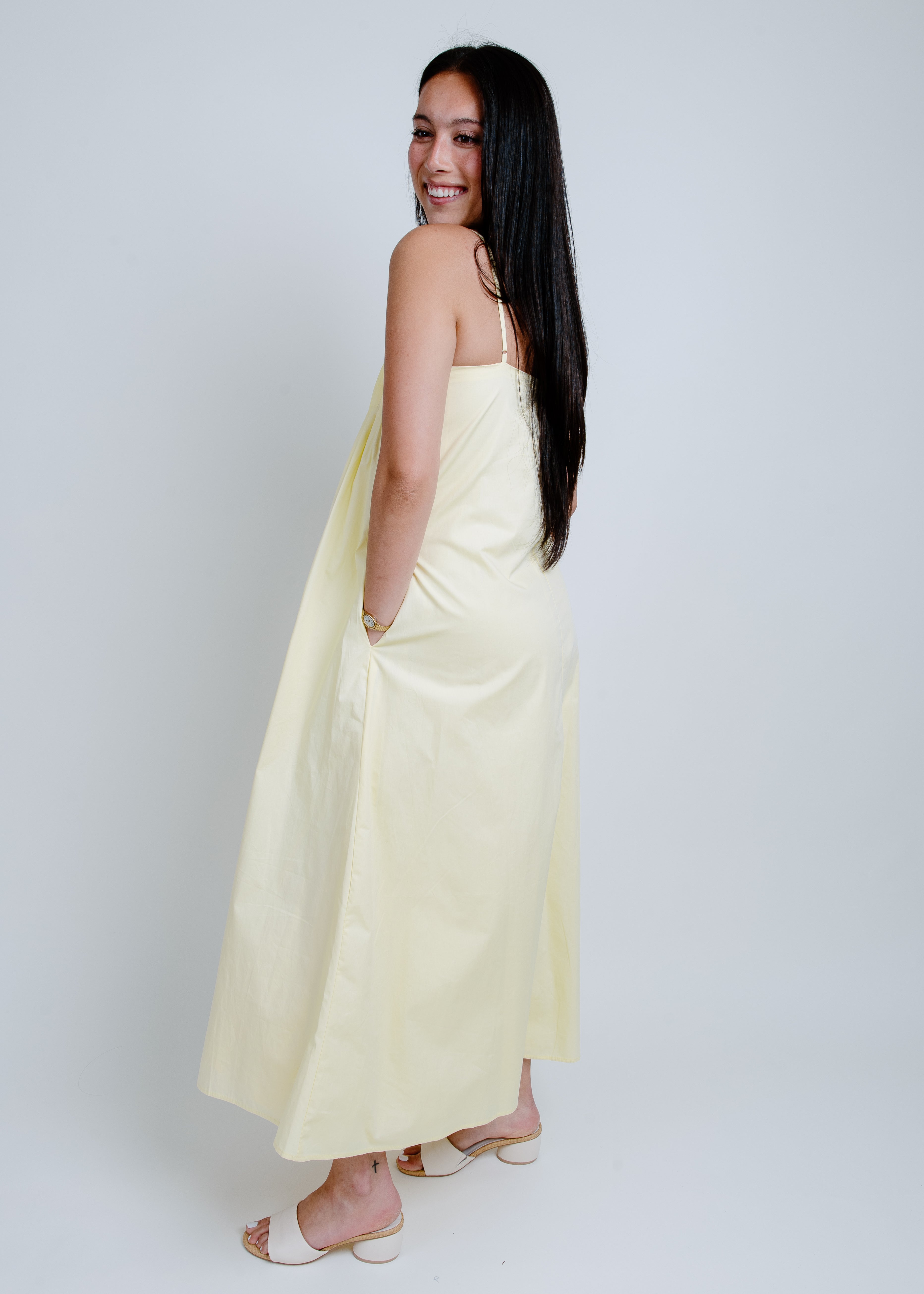 Harley Maxi Dress - Lemon