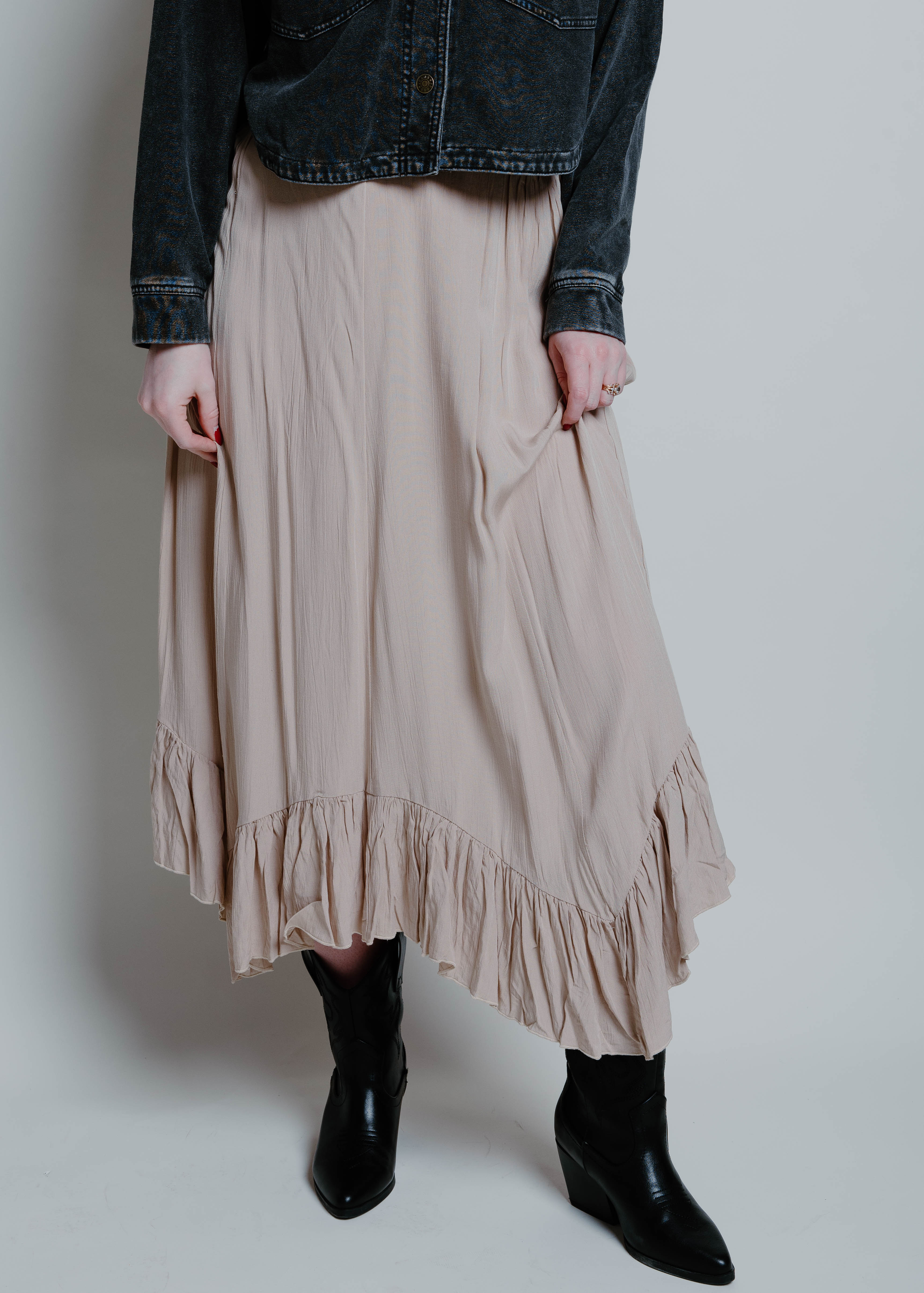 Harley Maxi Skirt - Taupe