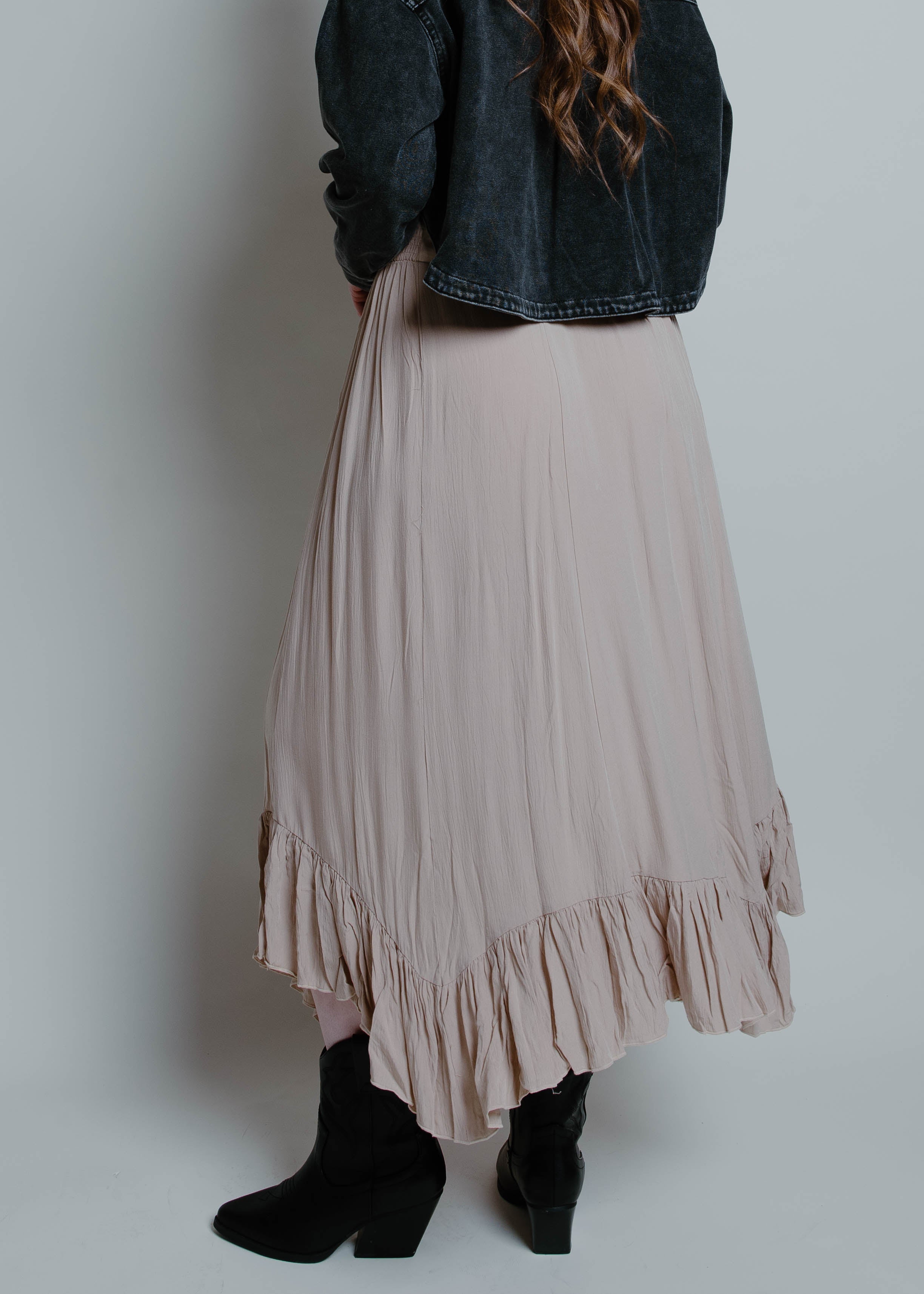 Harley Maxi Skirt - Taupe