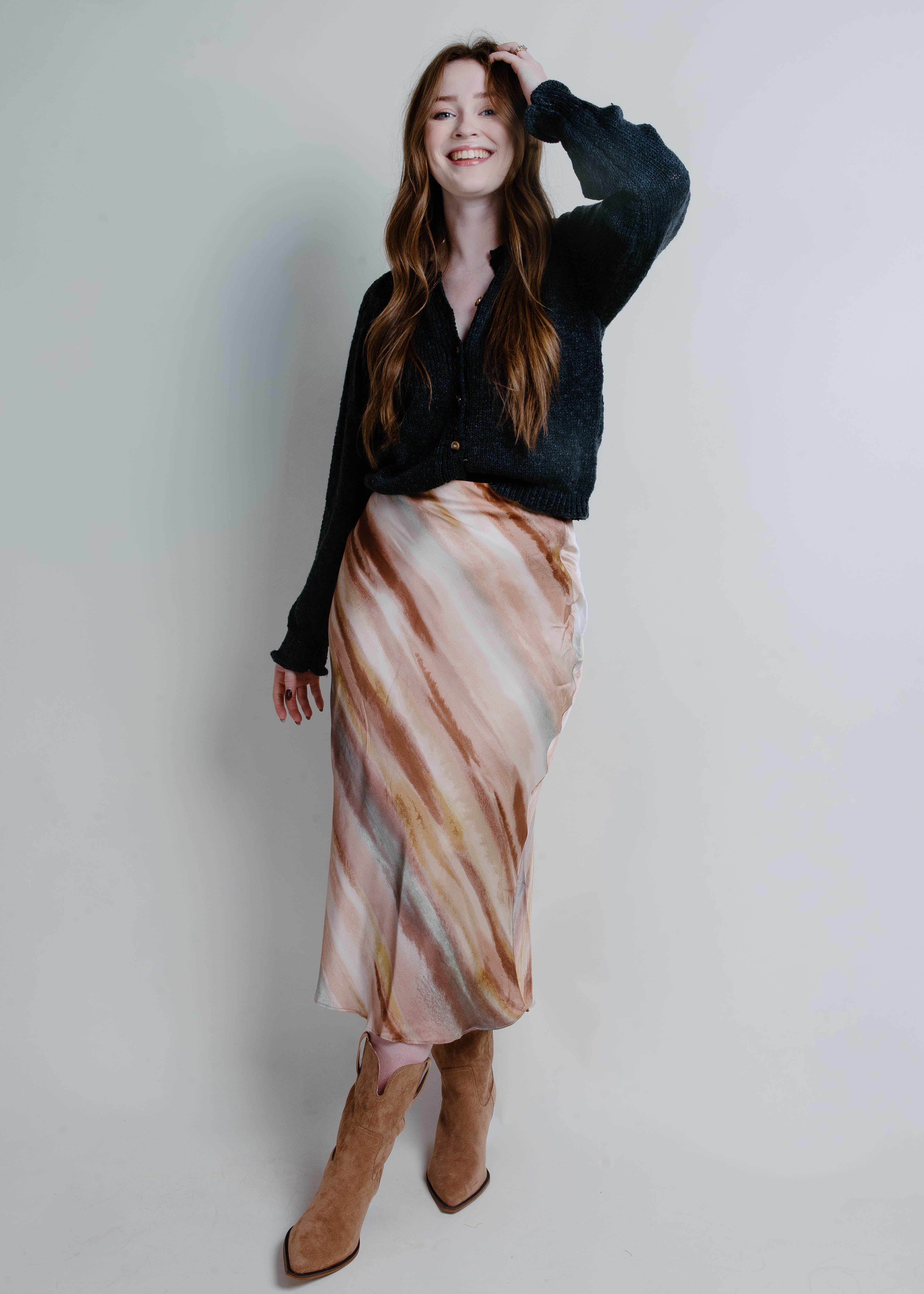 Harley Satin Maxi Skirt