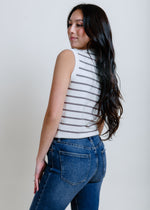 Hollie Striped Knit Top - Coco Stripe
