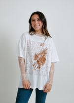 Howdy Cowboy Oversize Graphic Tee