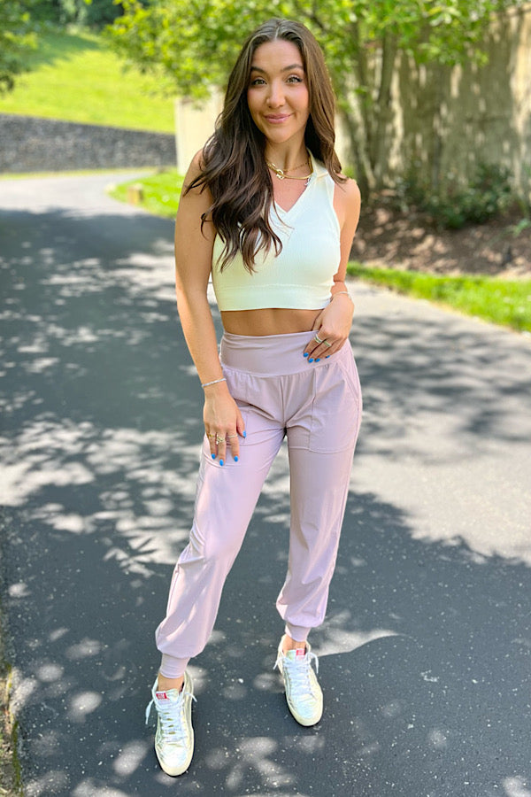 Work It Lilac Joggers