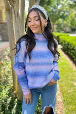 Cotton Candy Striped Sweater