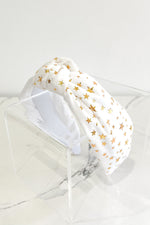 Starry Eyed White Headband