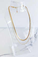 Natural Elements Basic Gold Layered Necklace