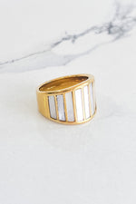 Natural Elements Shell Gold Ring