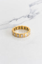 Natural Elements Gold Baguette Ring