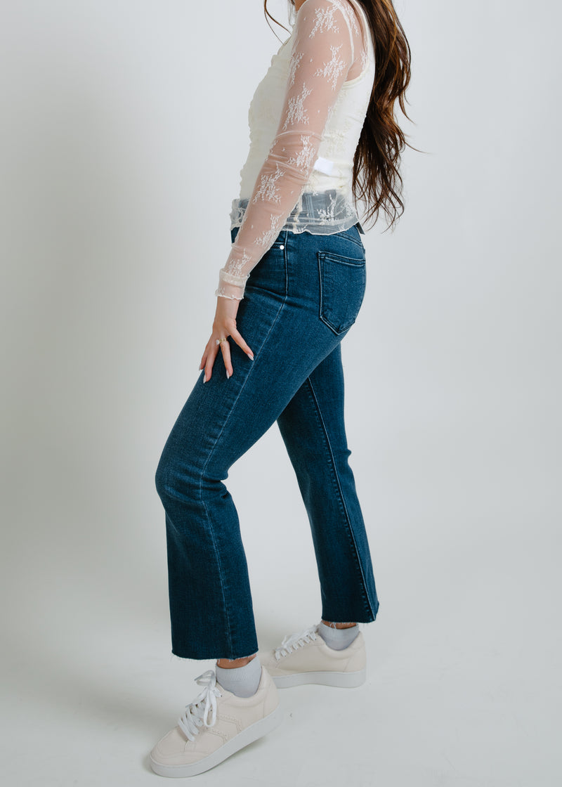 JBD High Rise Crop Flare Jean