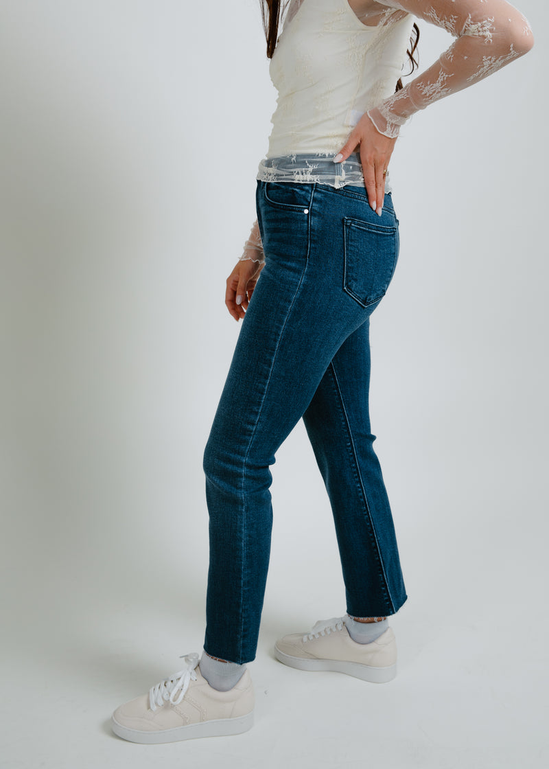 JBD High Rise Crop Flare Jean