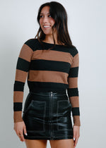 Jamie Striped Long Sleeve Top