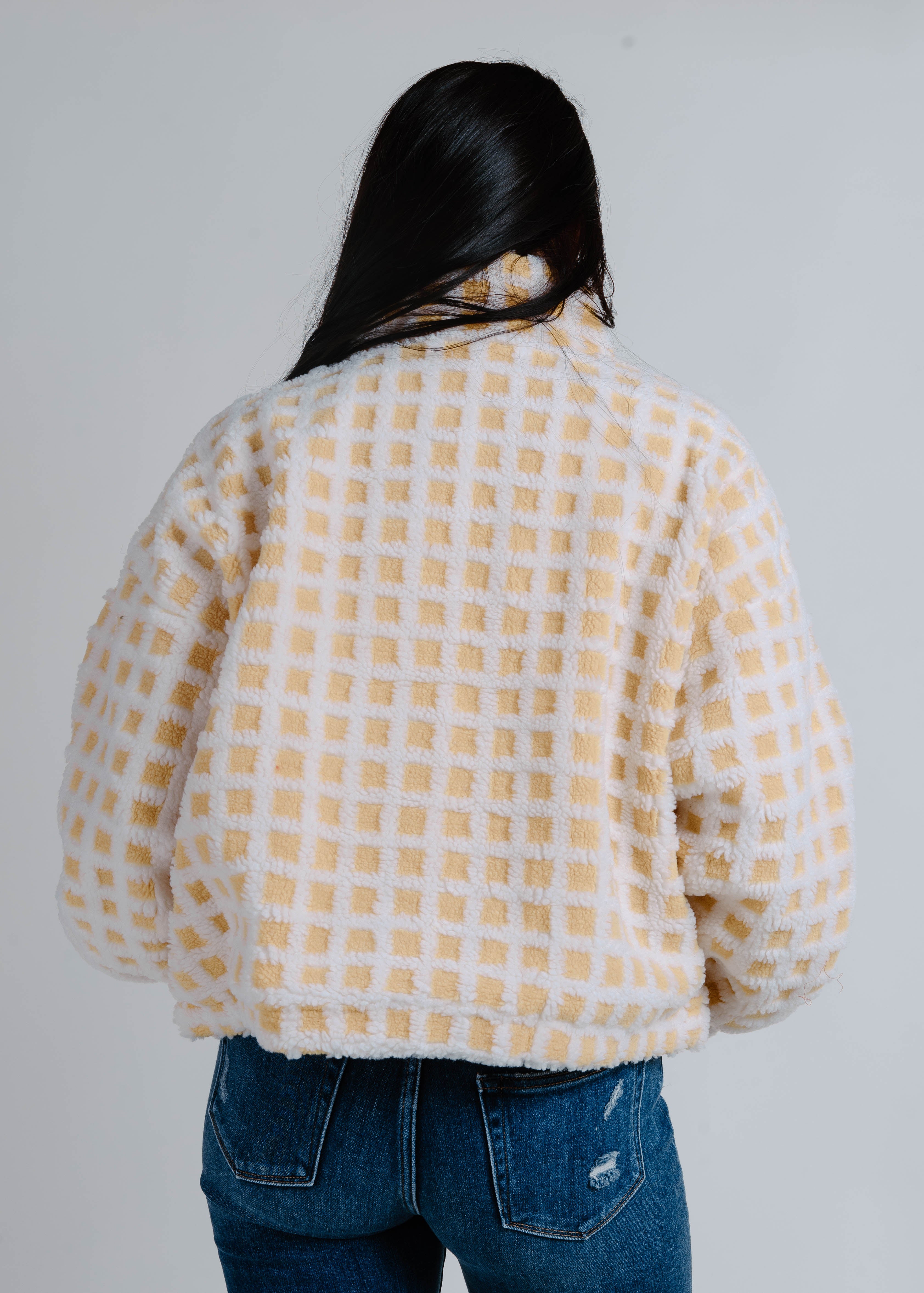 Jenni Sherpa Jacket - Ivory