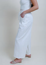 Just In Time Wide Leg Pants - Cream
