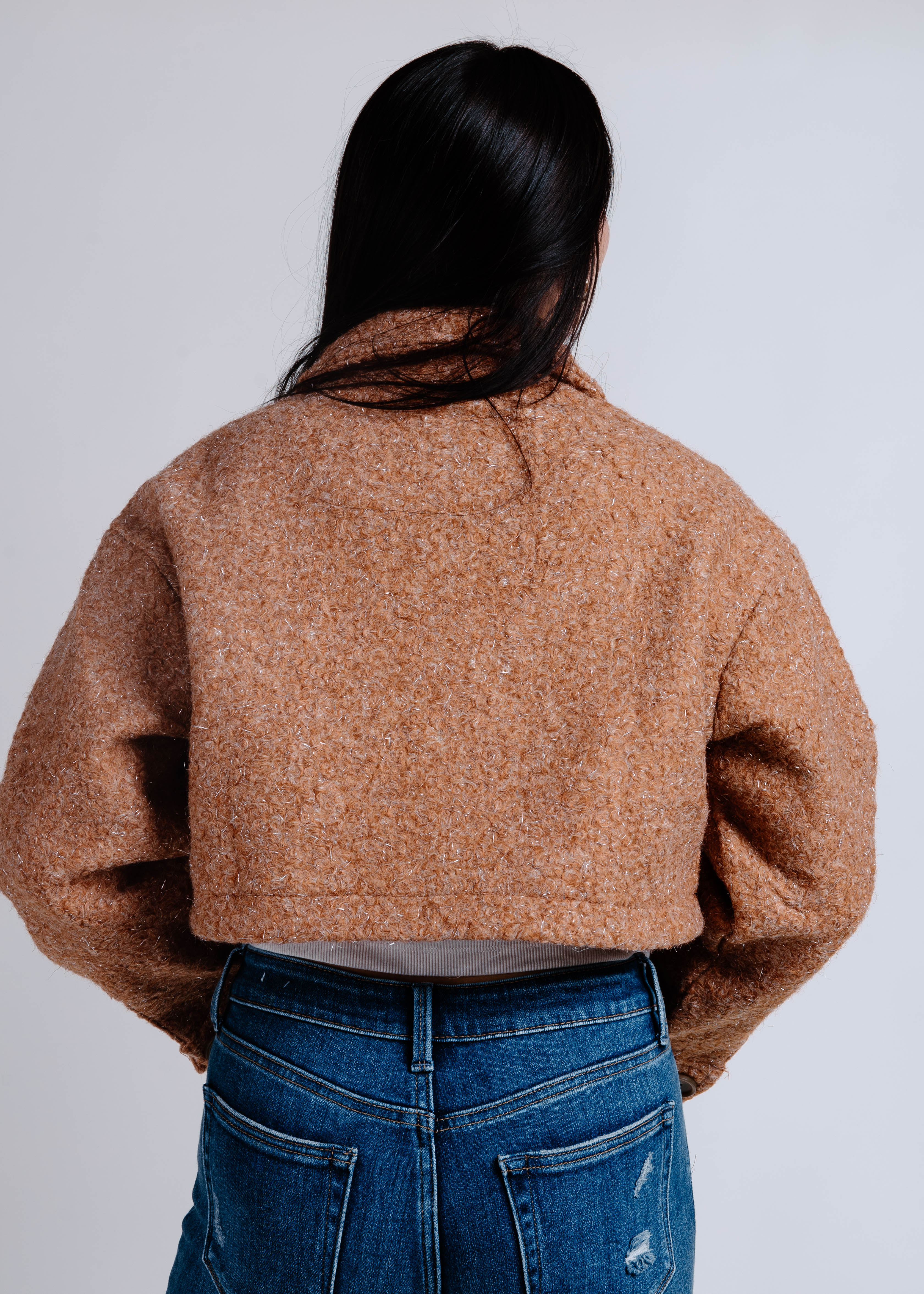 Kaitlin Plaid Shacket - Rust