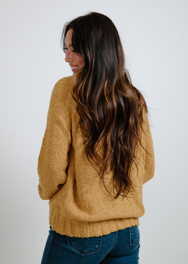 Kenzie Crewneck Sweater - Honey