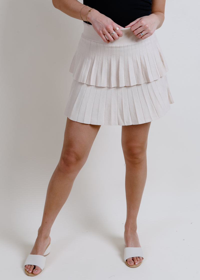 Kit Pleated Mini Skirt