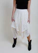 Lainey Lace Midi Skirt - Ecru