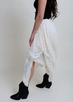 Lainey Lace Midi Skirt - Ecru