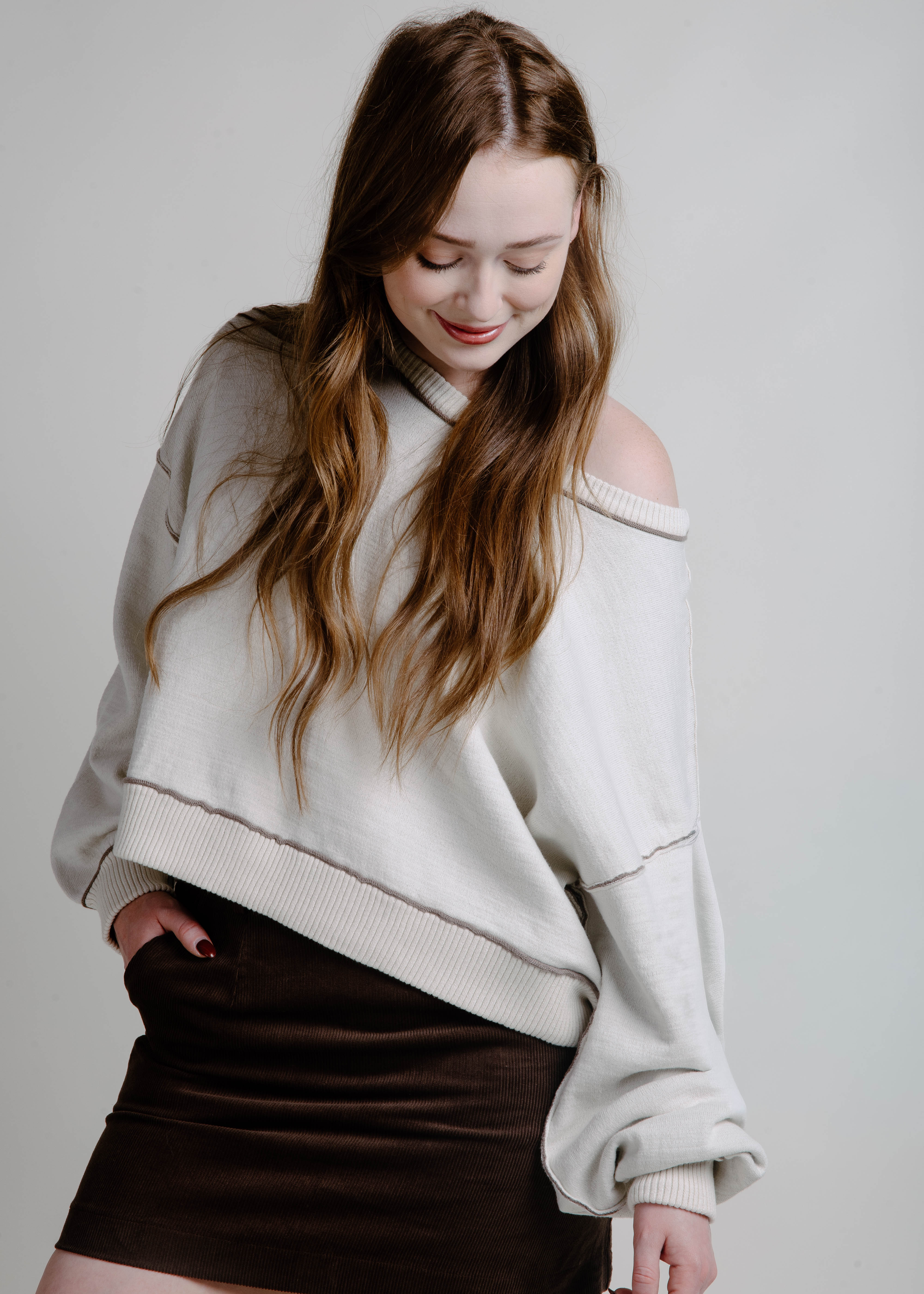 Landon Knit Sweater - Cream