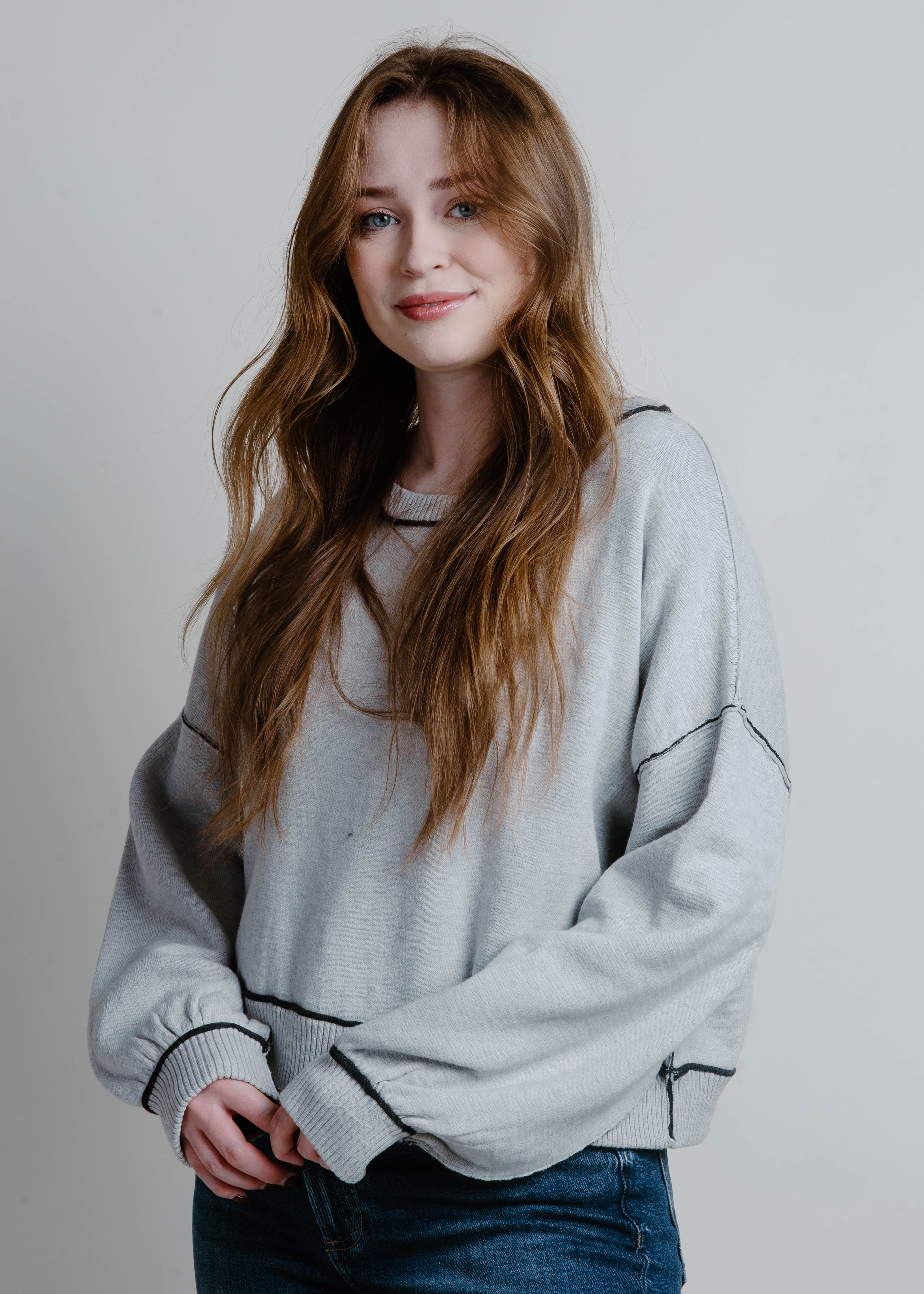 Landon Knit Sweater - Grey