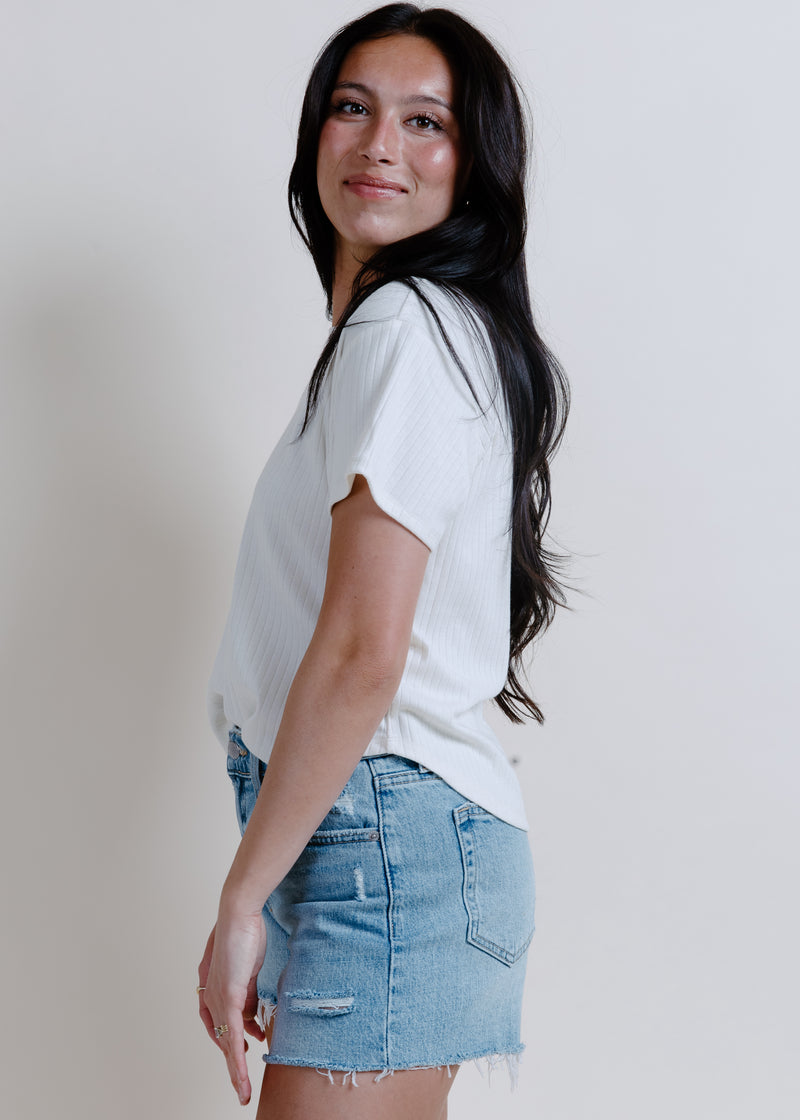 Leave It To Me Tee - Cream