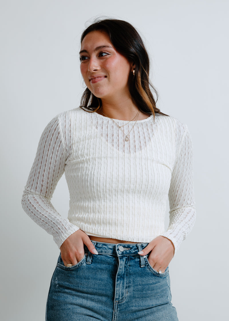 Leila Top - Ivory