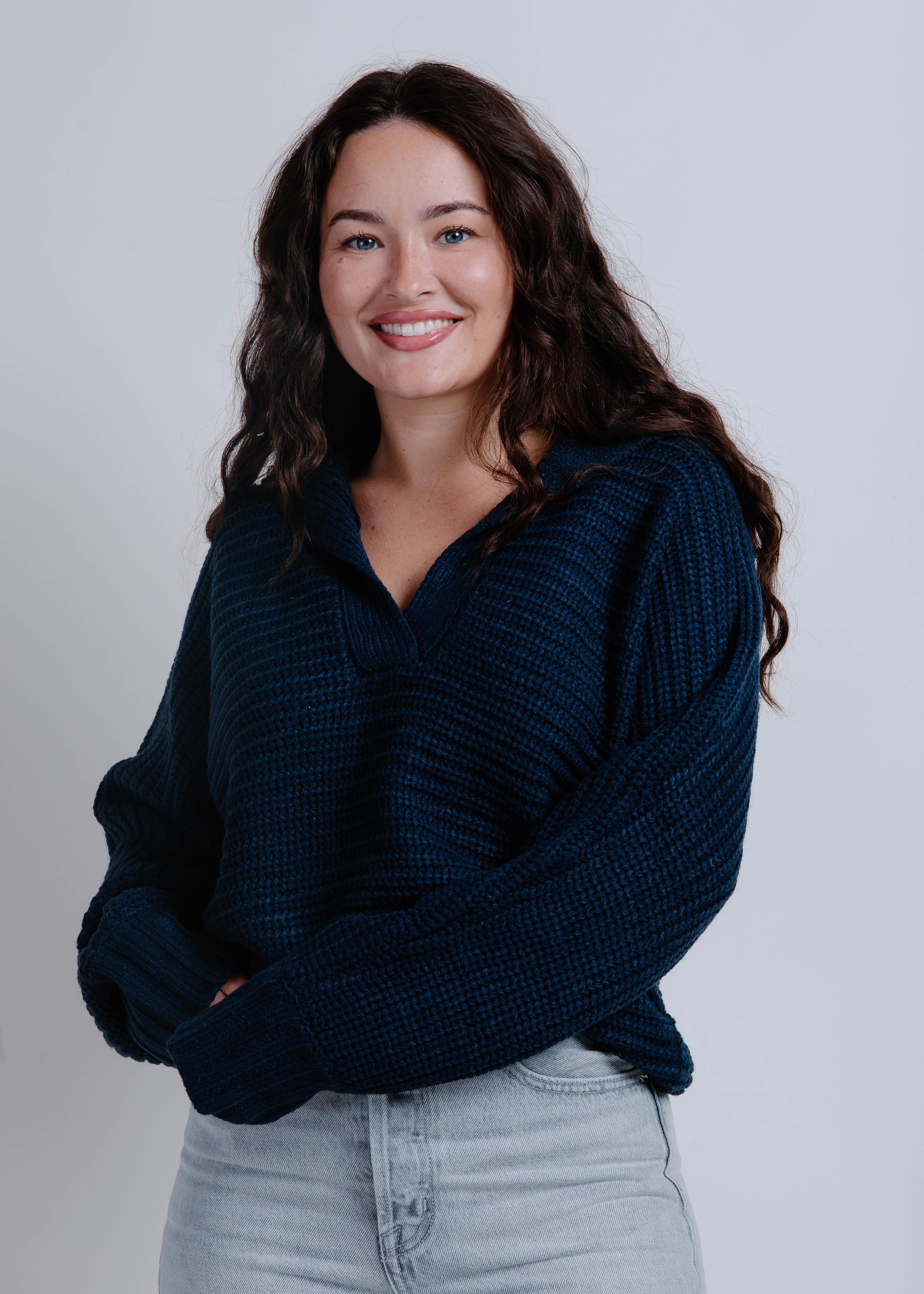 Libby Knit Sweater - Navy