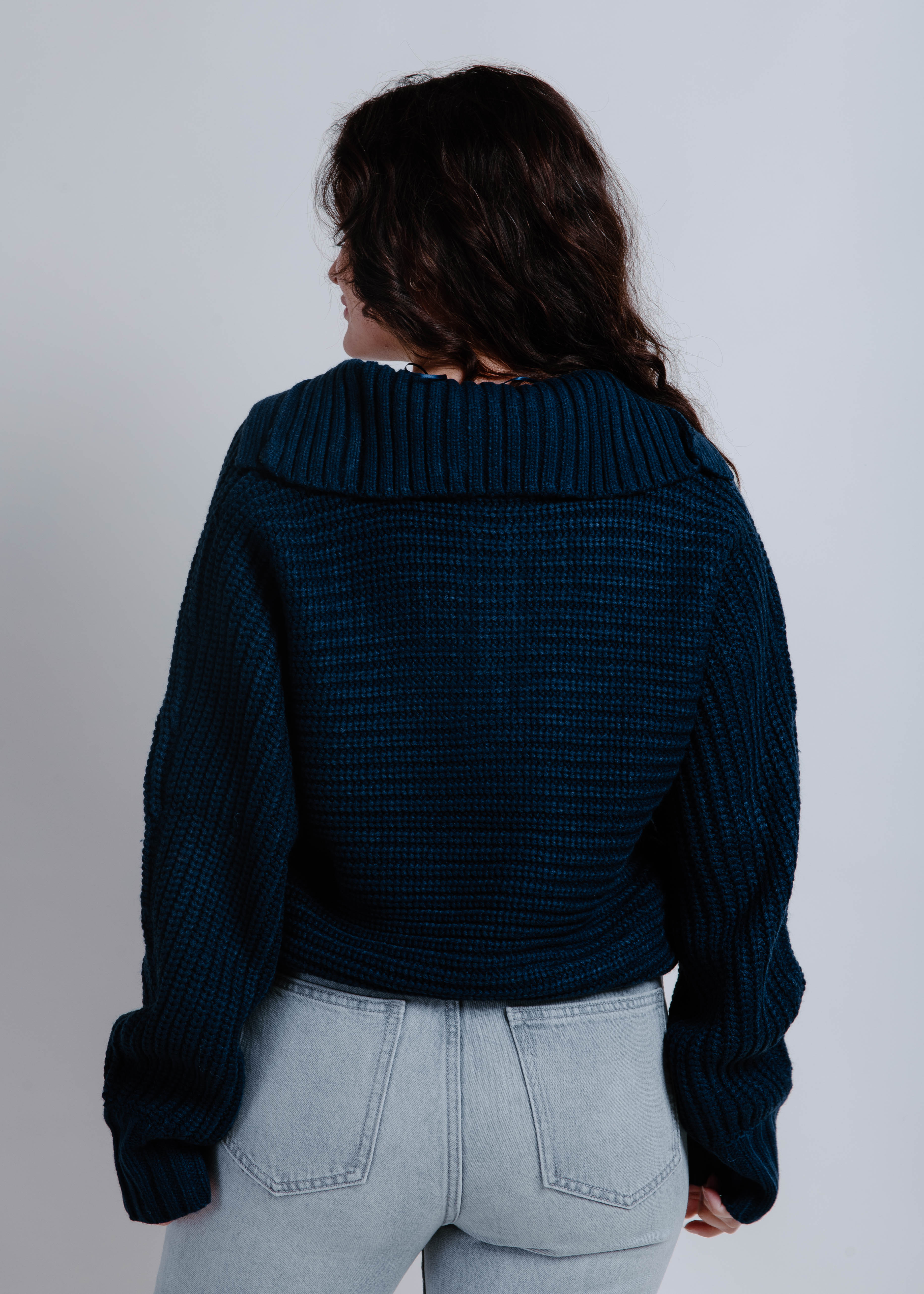Libby Knit Sweater - Navy
