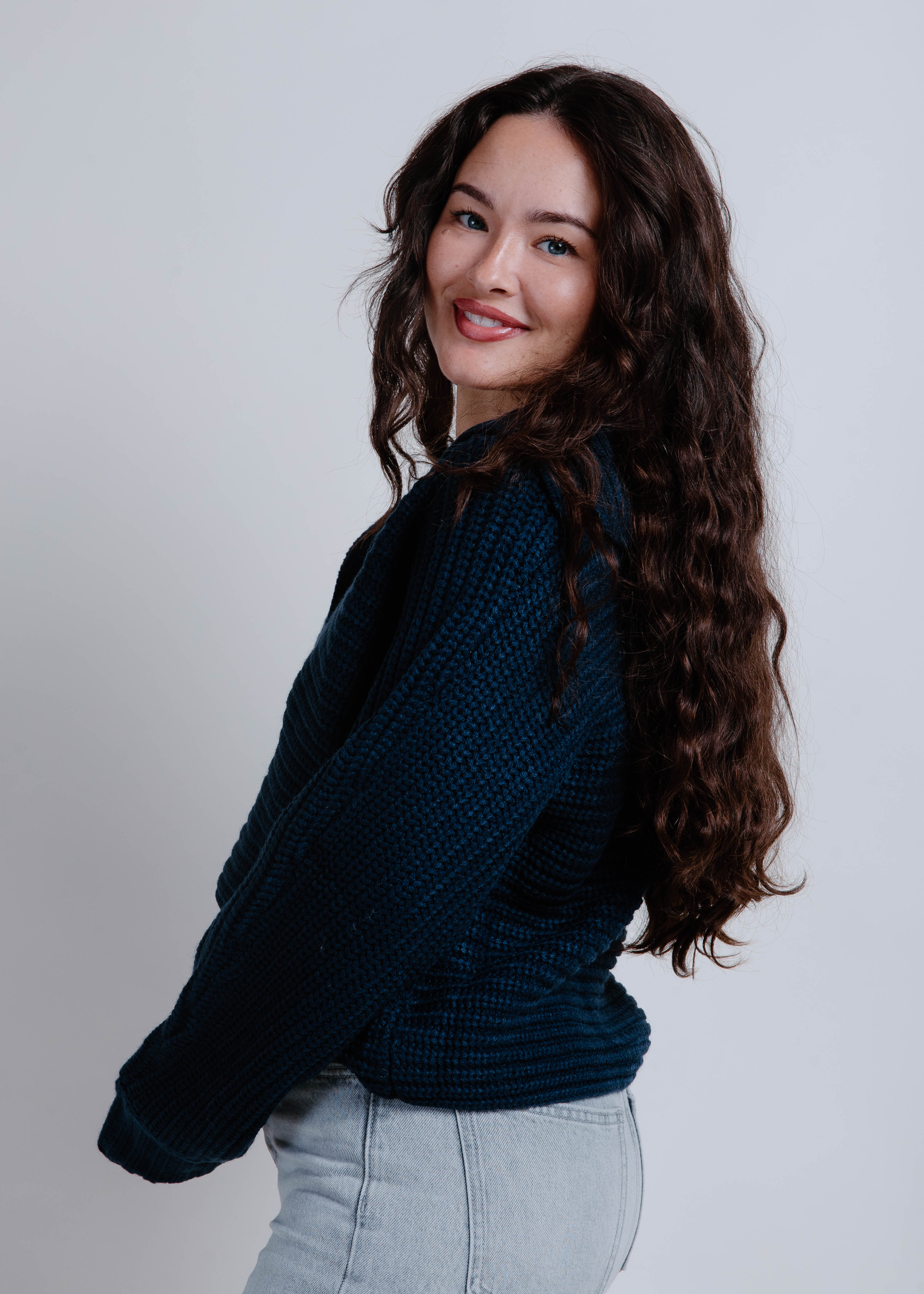 Libby Knit Sweater - Navy