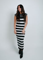 Maddy Striped Midi Dress