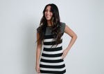 Maddy Striped Midi Dress