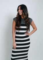 Maddy Striped Midi Dress