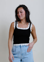 Make Way Knit Tank - Black
