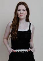 Make Way Knit Tank - Black