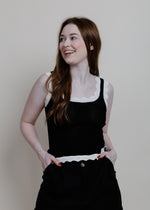 Make Way Knit Tank - Black