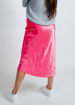 Manhattan Pink Midi Skirt