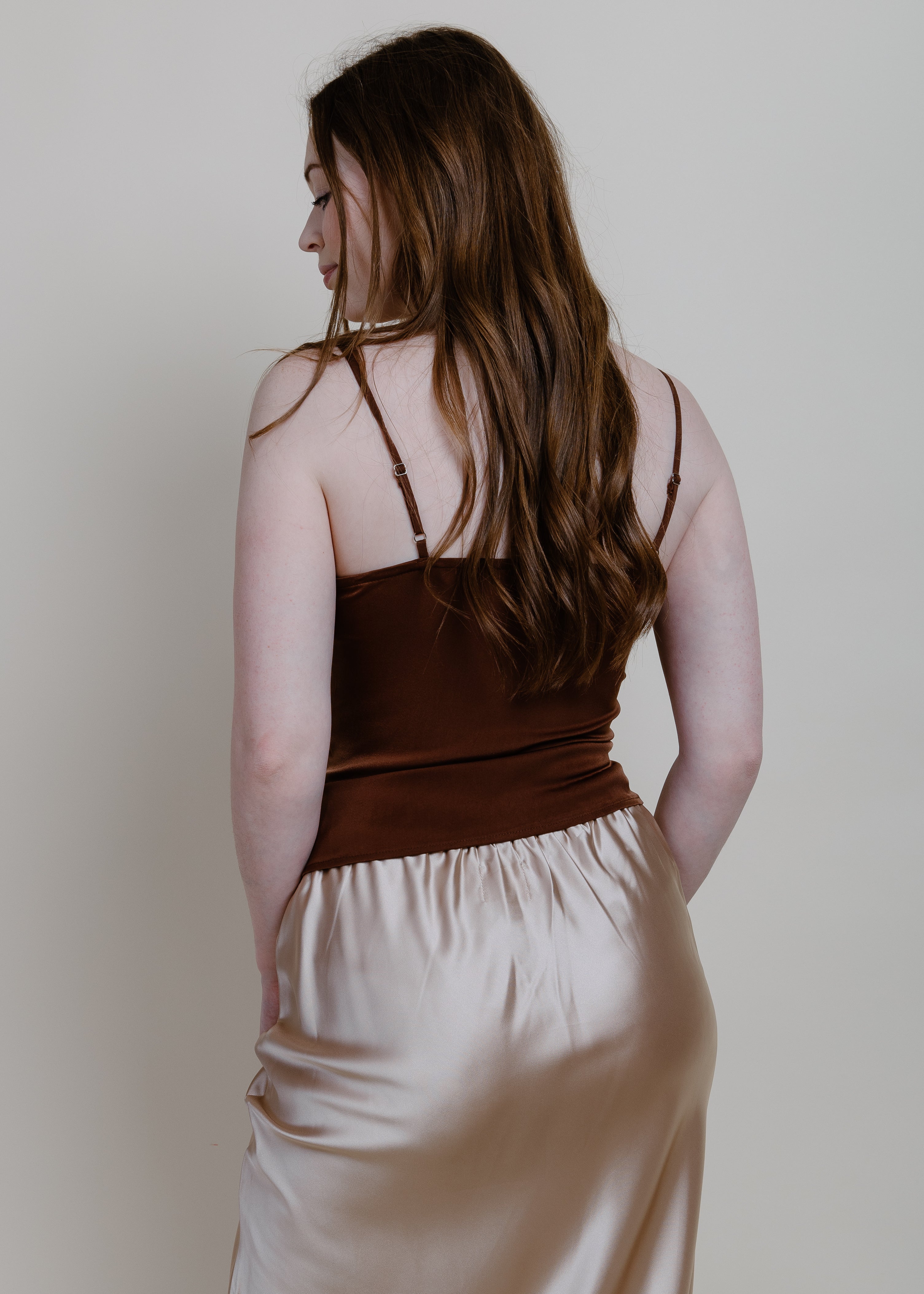 Margaux Lace Trim - Mocha