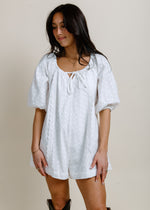 Marilyn Eyelet Romper - White