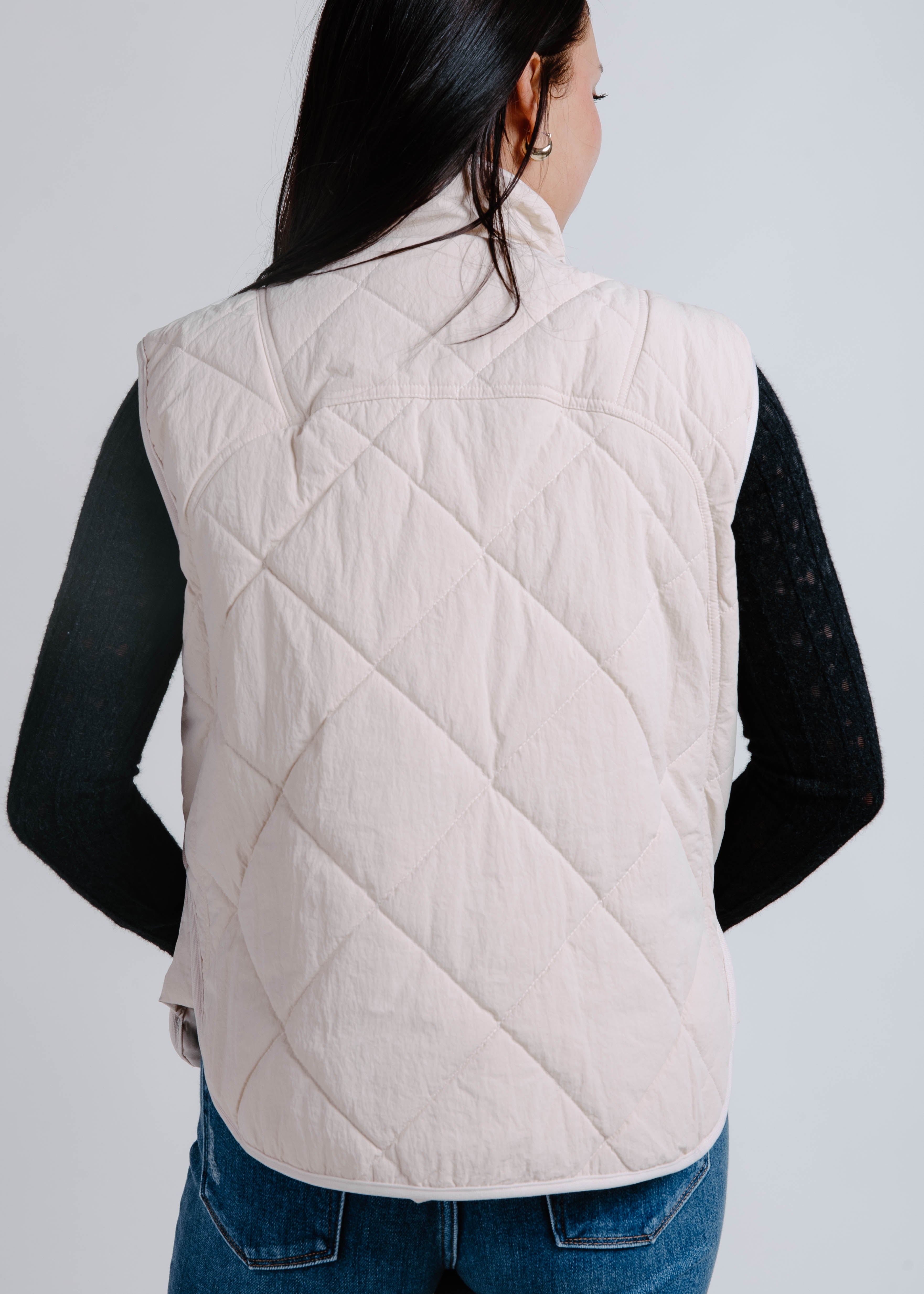 Martie Puffer Vest - Beige