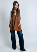 Maryelle Long Sweater Vest - Pecan