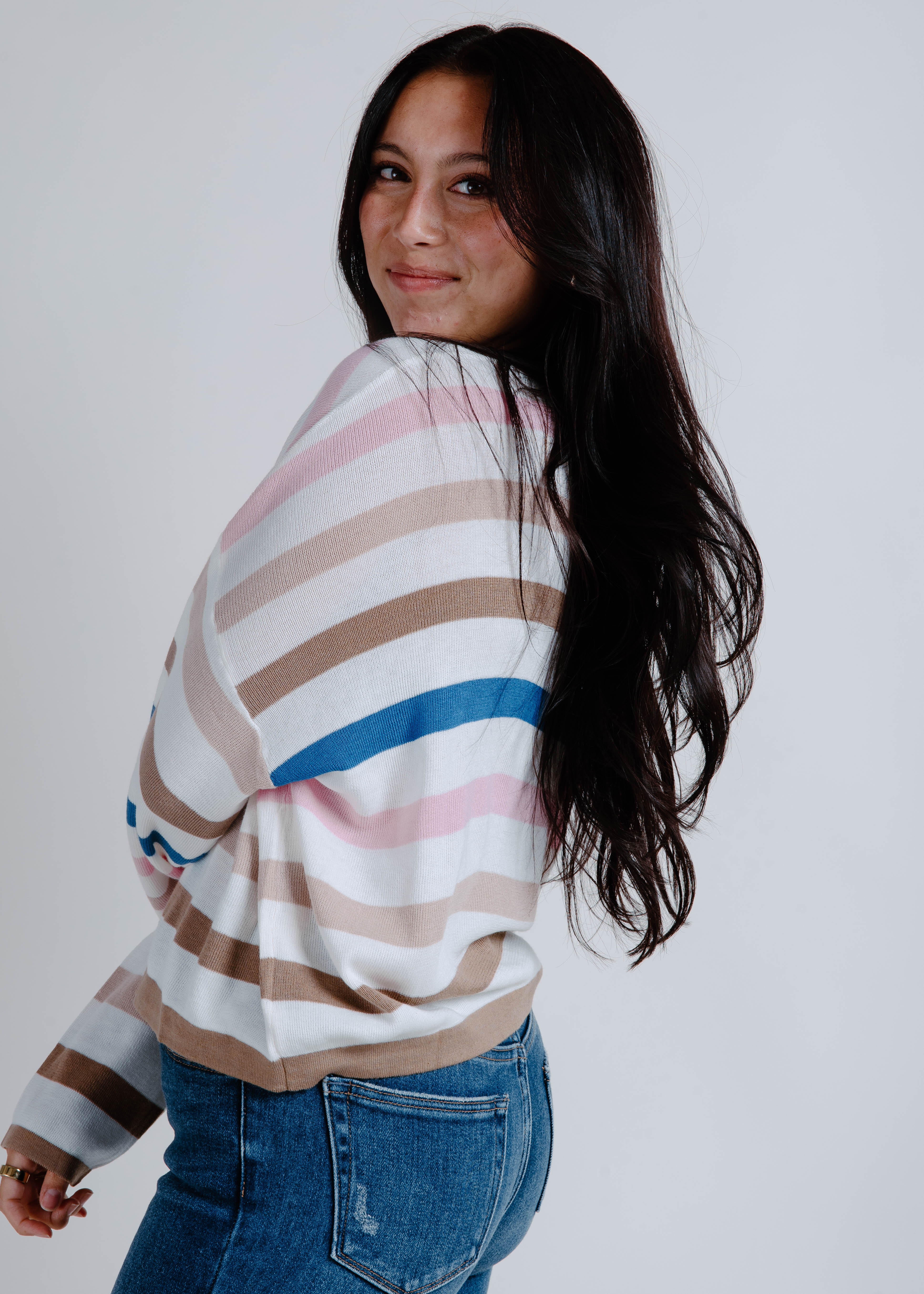 Maude Striped Sweater - Multi