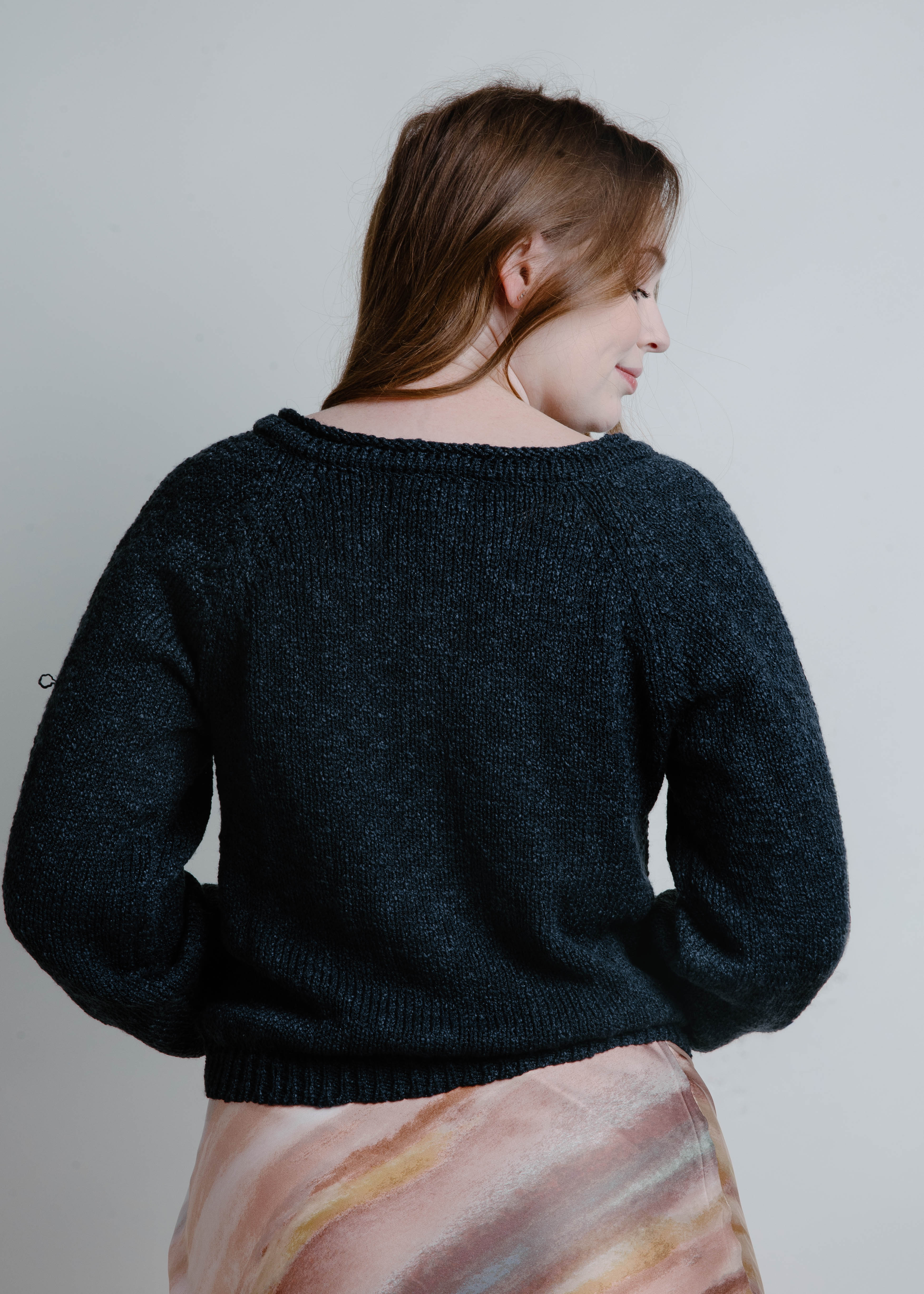 Midnight Button Up Cardigan - Navy