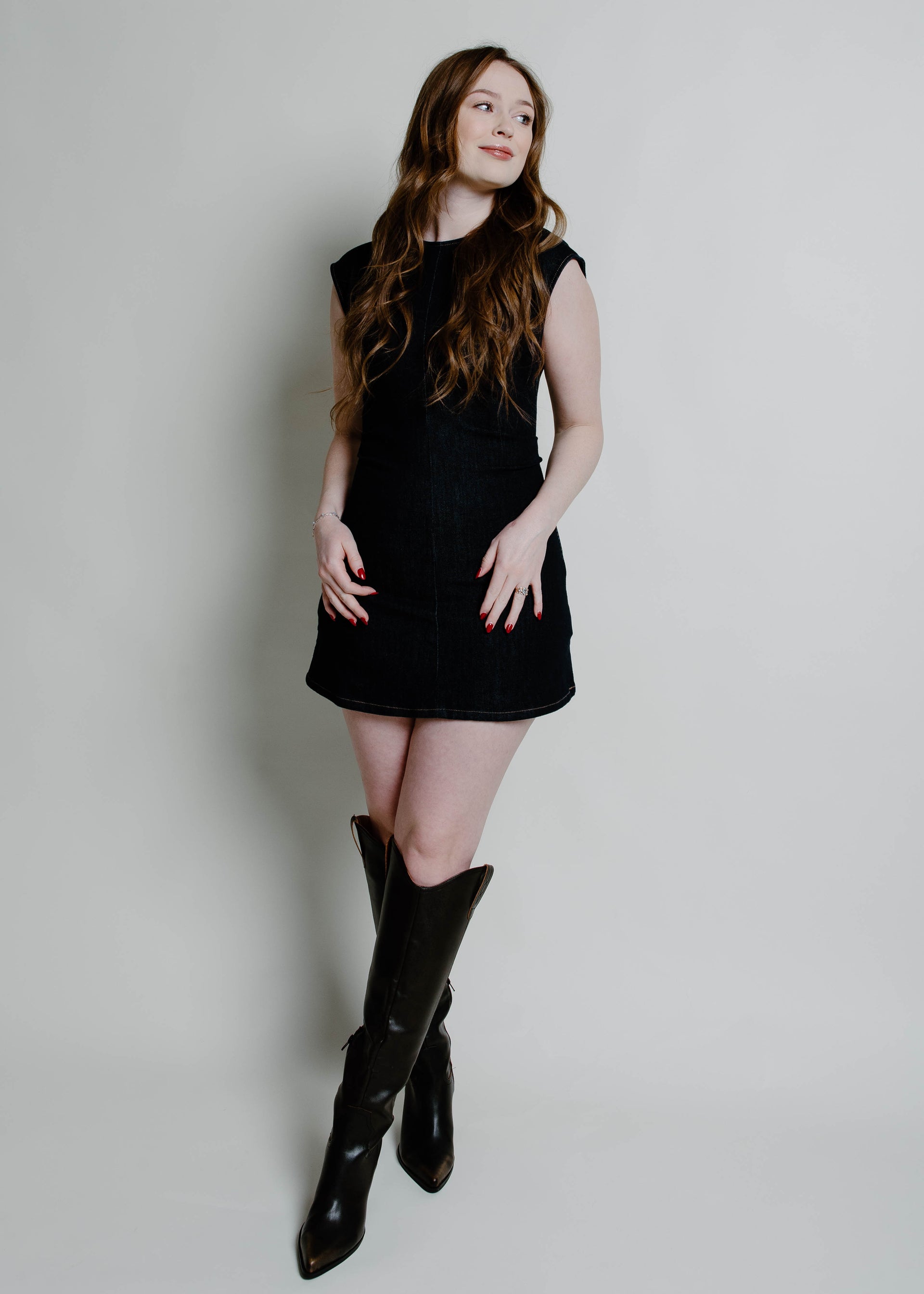 midtown mini dress AE Velvet Bubble Mini Dress