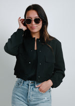 Miley Cargo Jacket - Black