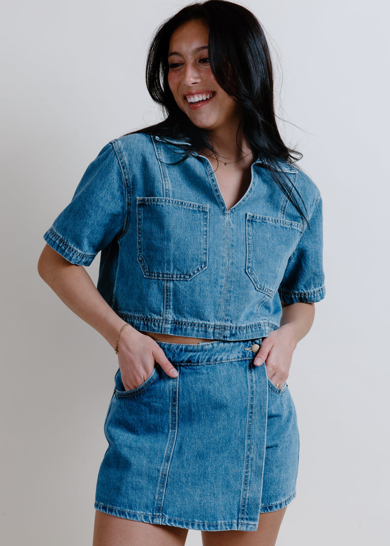 Miley Denim Skort