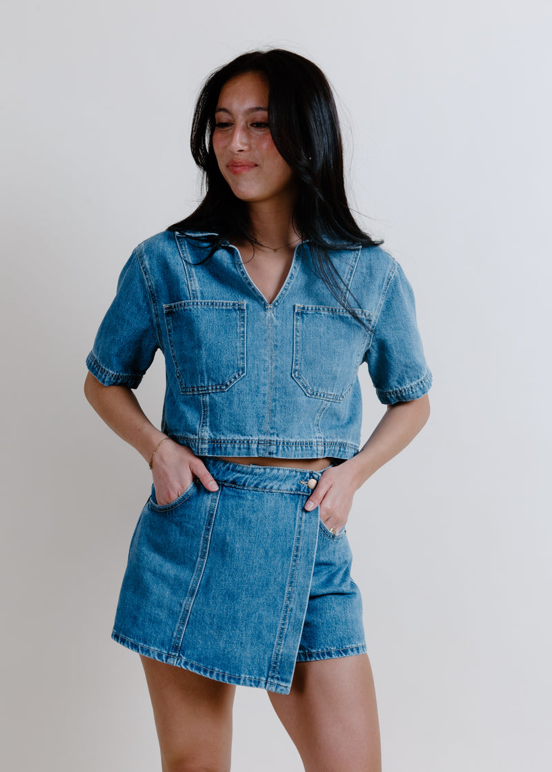 Miley Denim Skort