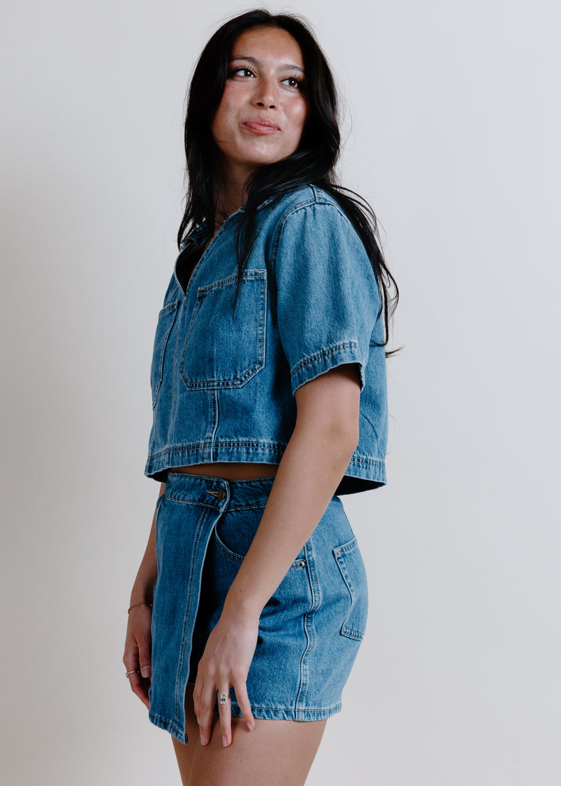 Miley Denim Skort
